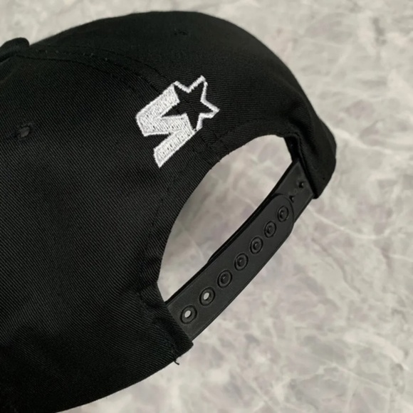 Vintage 90s Los Angelos LAKERS $500+ Black Arch NFL Black Hat SnapBack - Picture 10 of 13